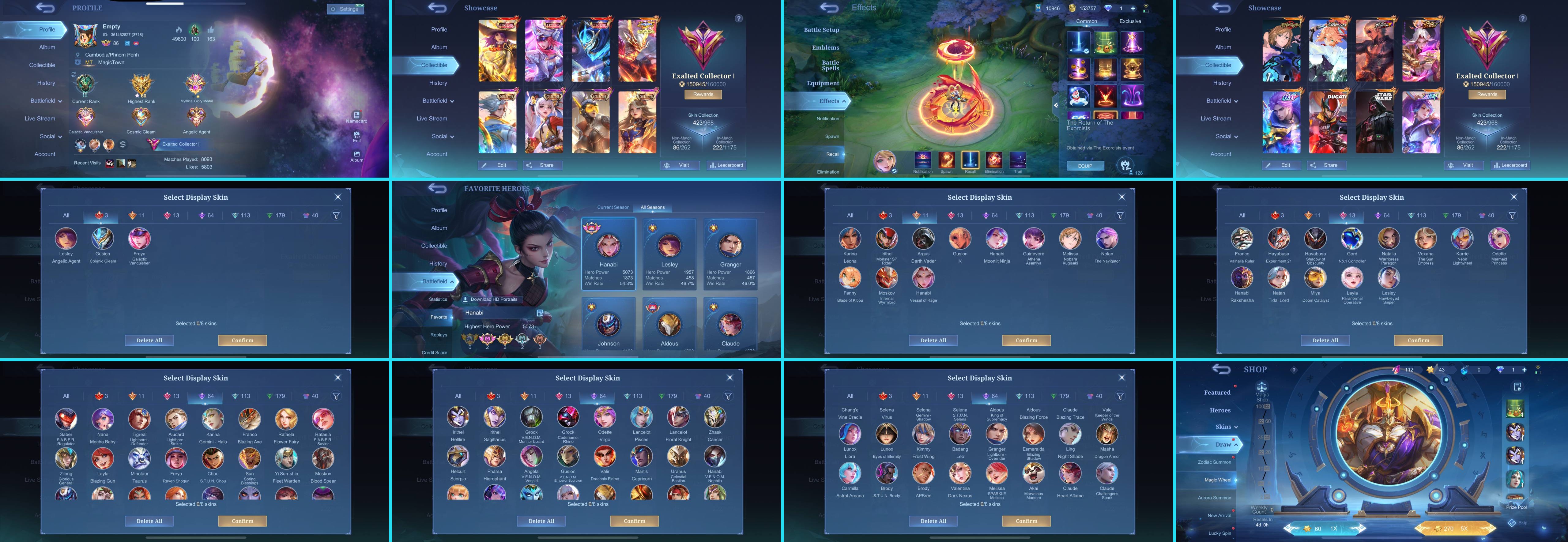Account MLBB តំលៃ 110$